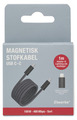Laddkabel Typ-C Svart 1 m Elworks